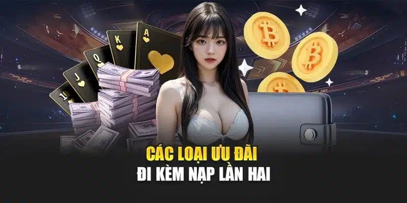 Các loại ưu đãi đi kèm nạp lần hai